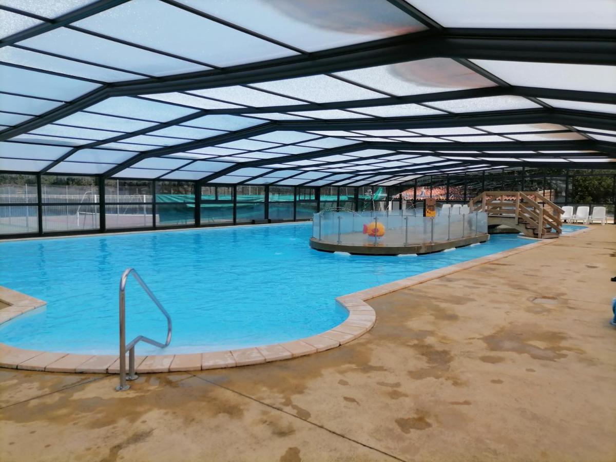 Mobil-Home Climatise Avec Piscine Aureilhan  Eksteriør billede